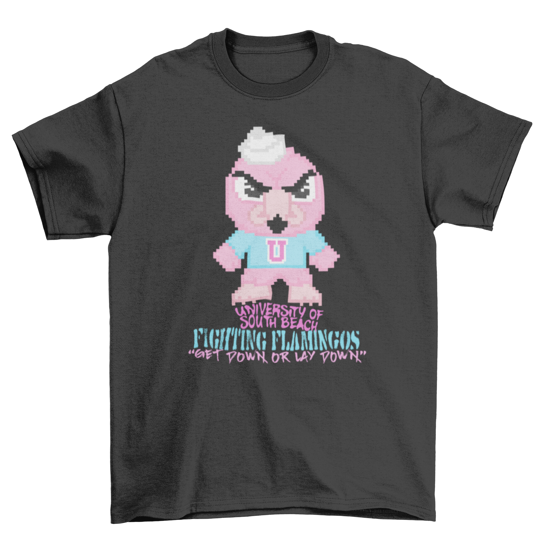 USB Fighting Flamingos T-Shirt