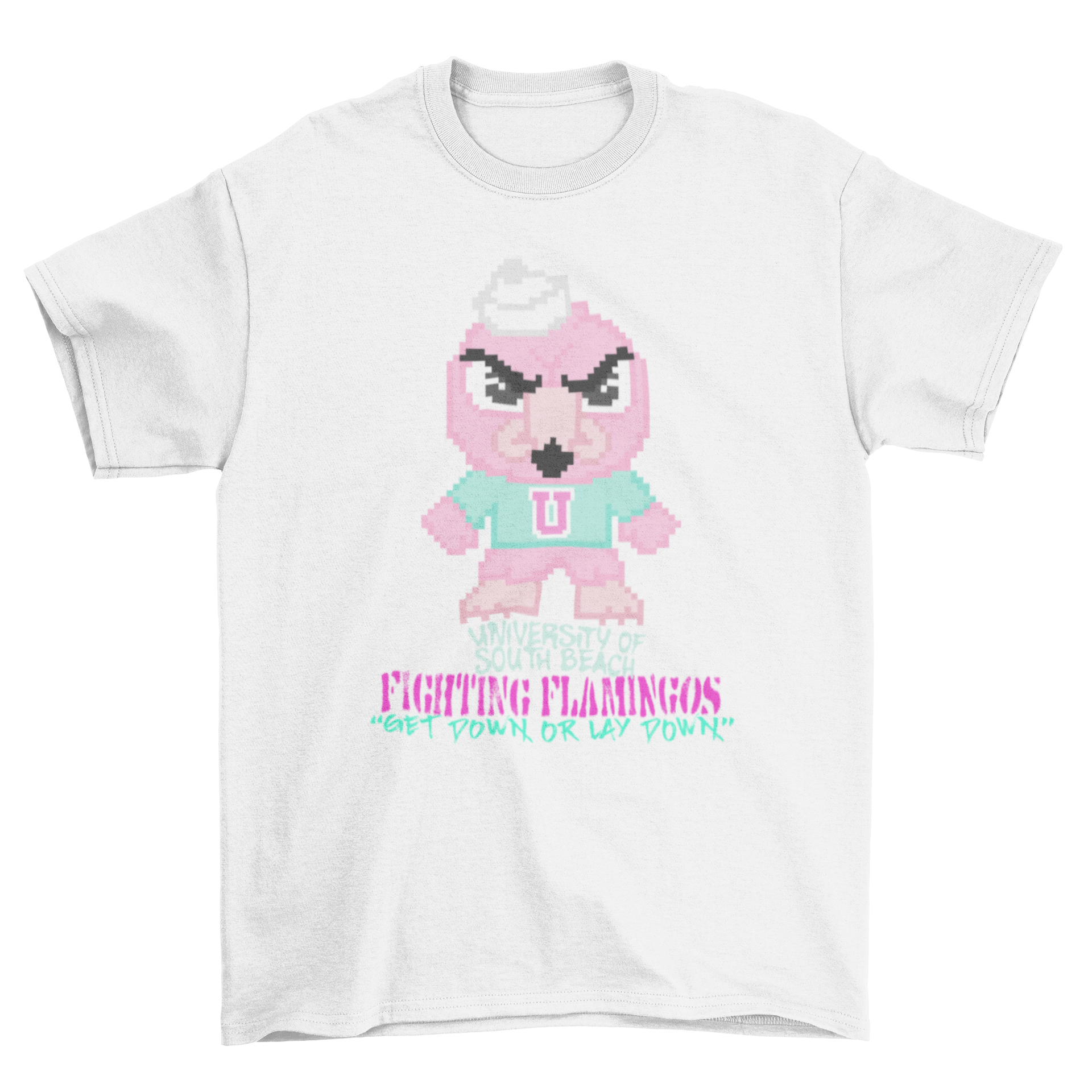 USB Fighting Flamingos T-Shirt