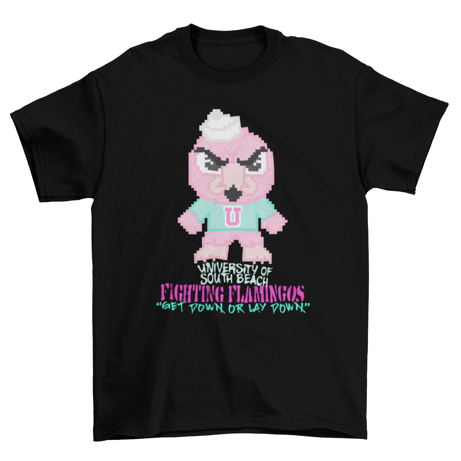 USB Fighting Flamingos T-Shirt