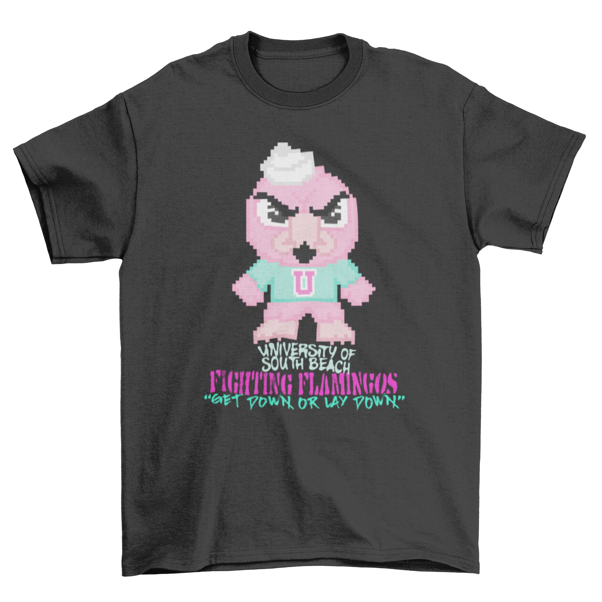 USB Fighting Flamingos T-Shirt