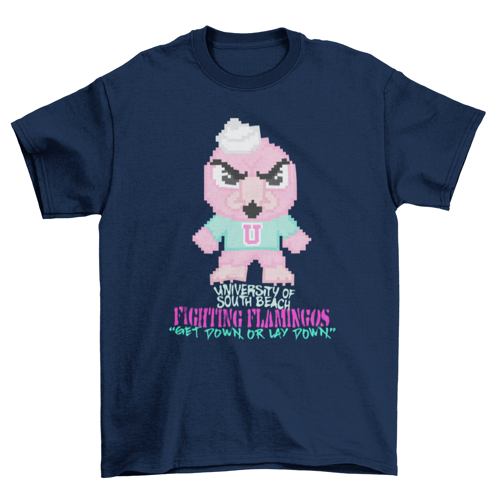 USB Fighting Flamingos T-Shirt