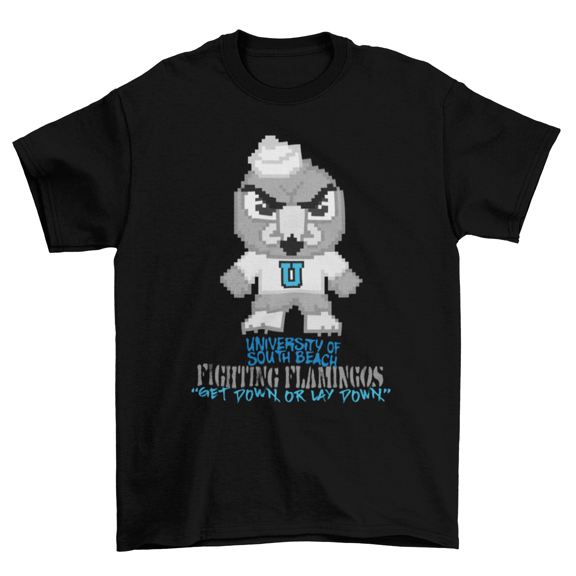USB Fighting Flamingos T-Shirt