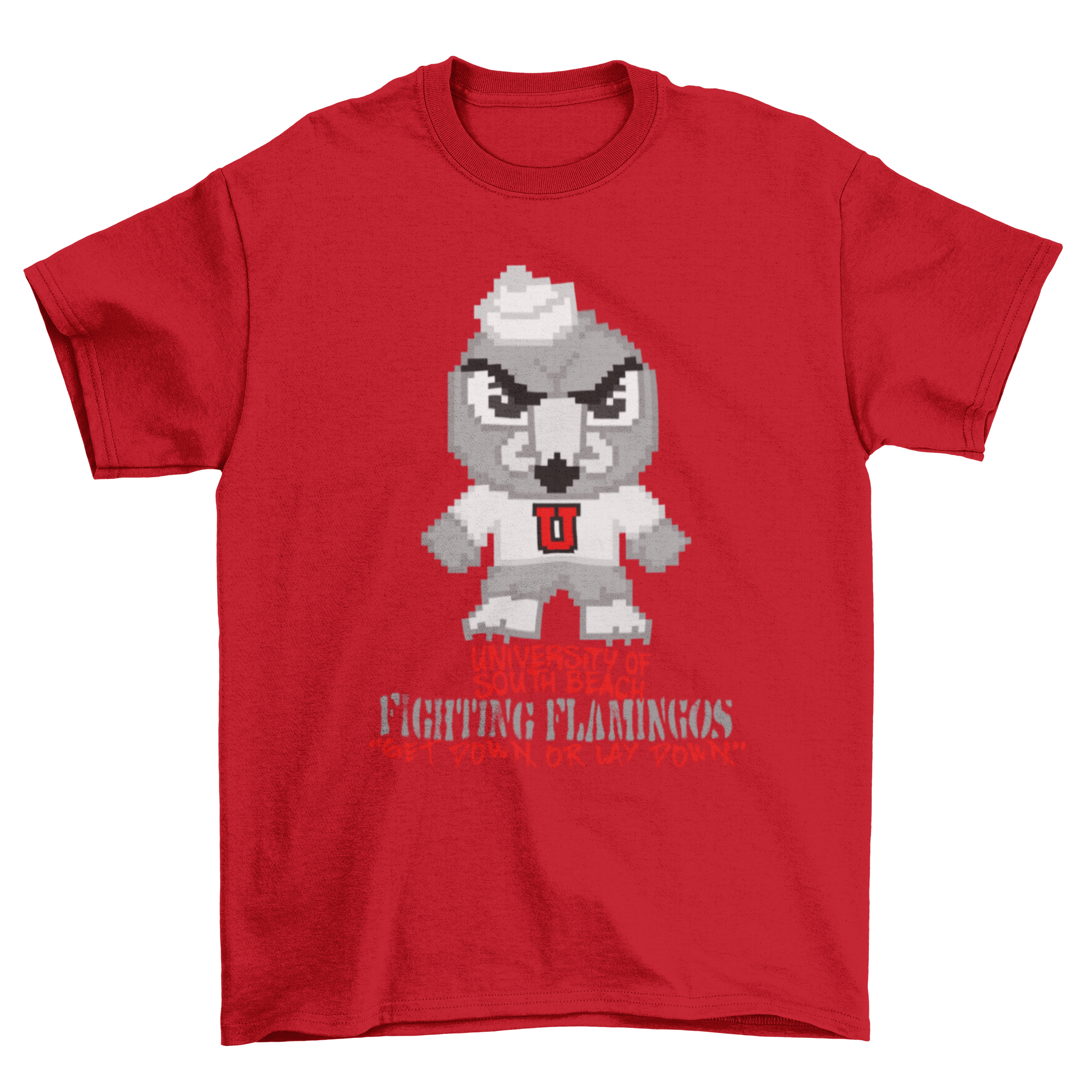 USB Fighting Flamingos T-Shirt
