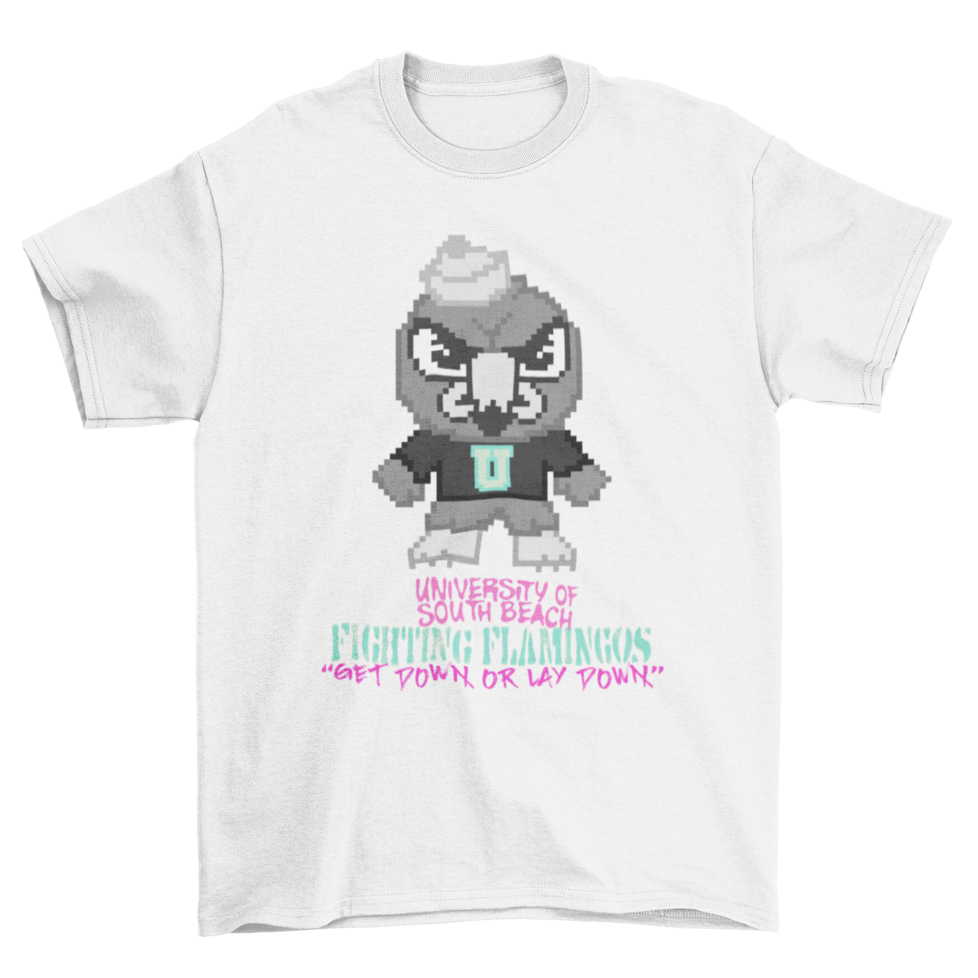 USB Fighting Flamingos T-Shirt