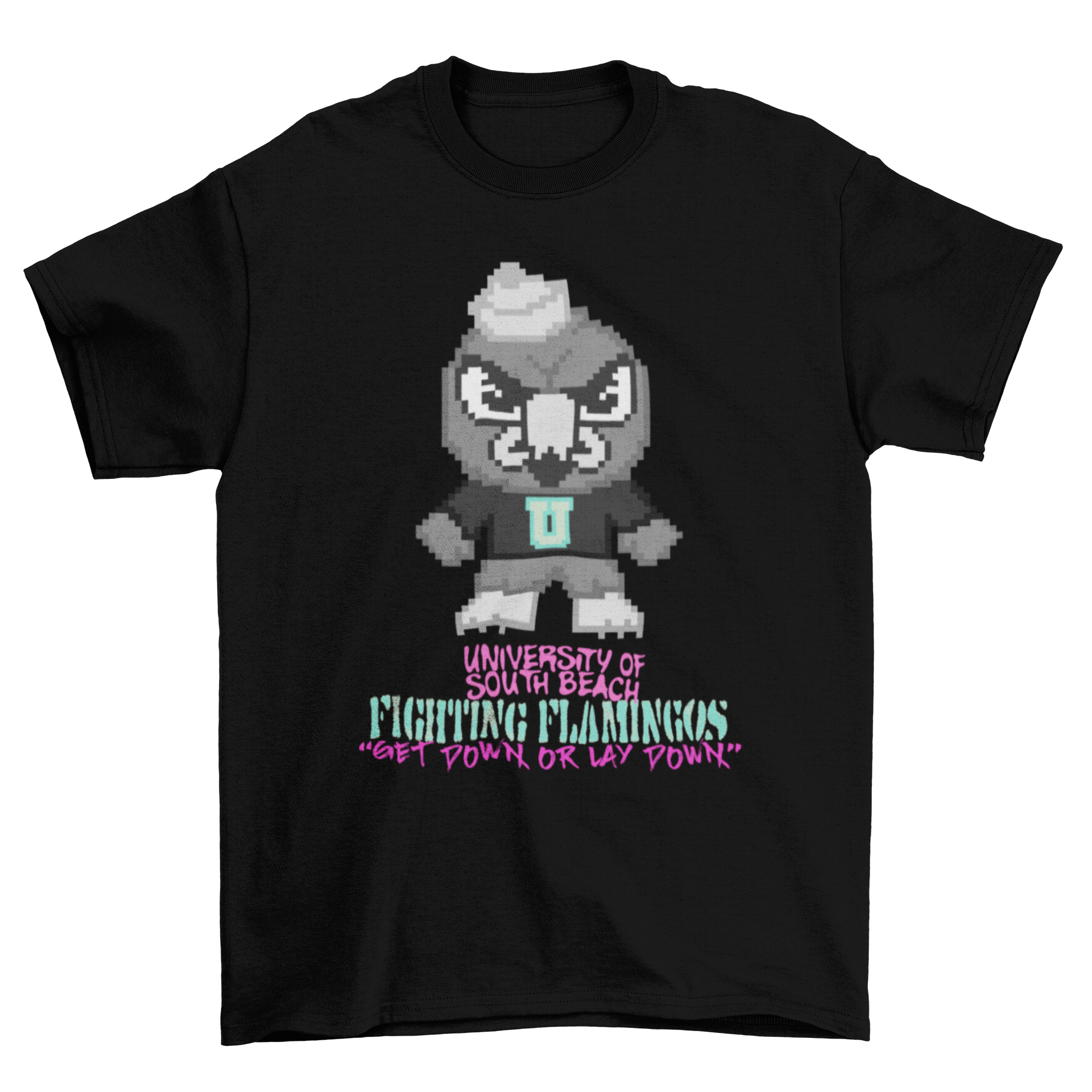 USB Fighting Flamingos T-Shirt