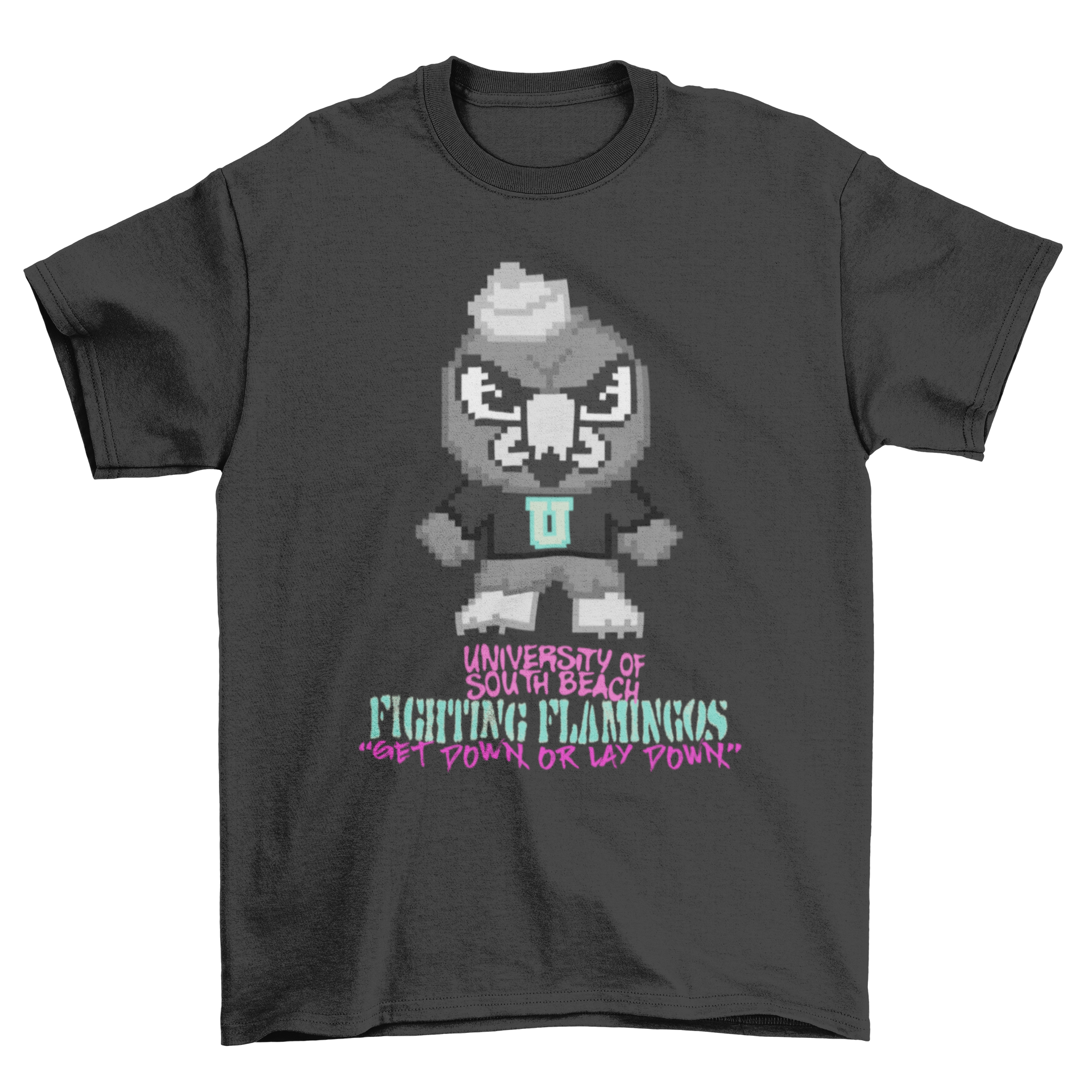 USB Fighting Flamingos T-Shirt