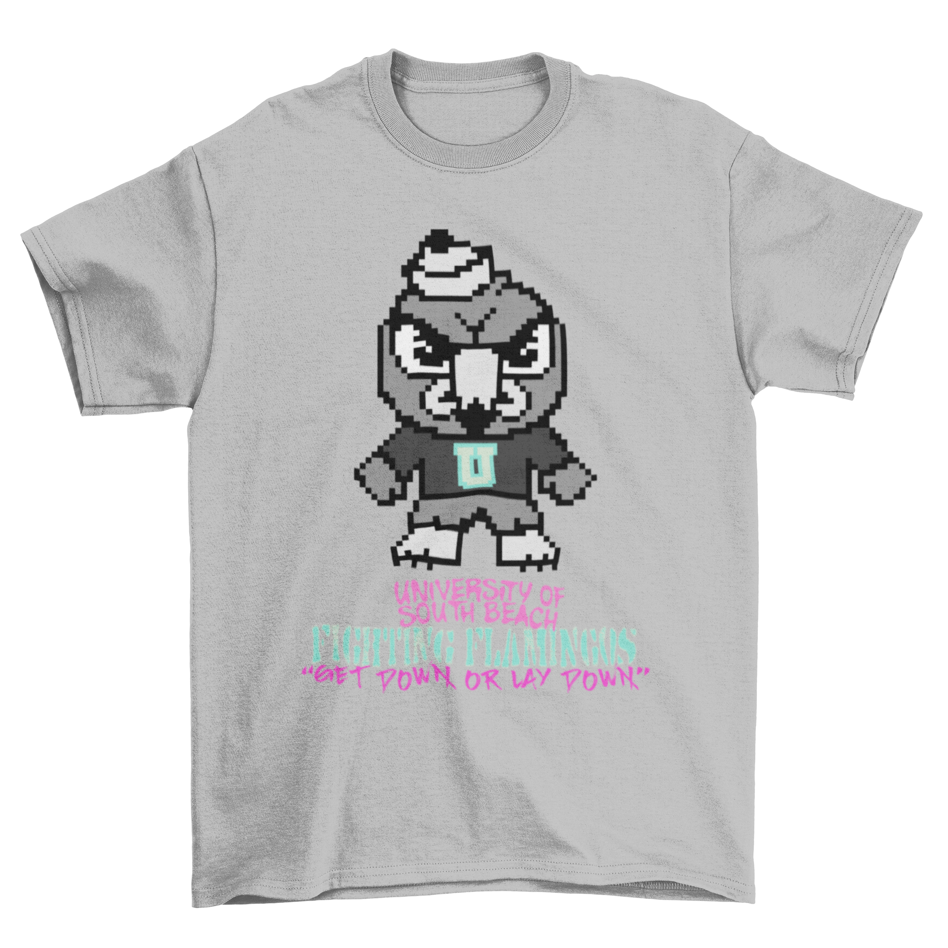 USB Fighting Flamingos T-Shirt