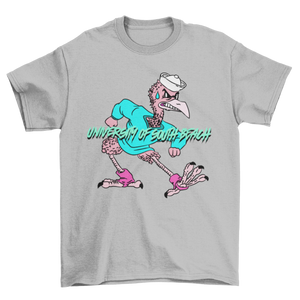 USB Fighting Flamingos Vintage Mascot T-Shirt