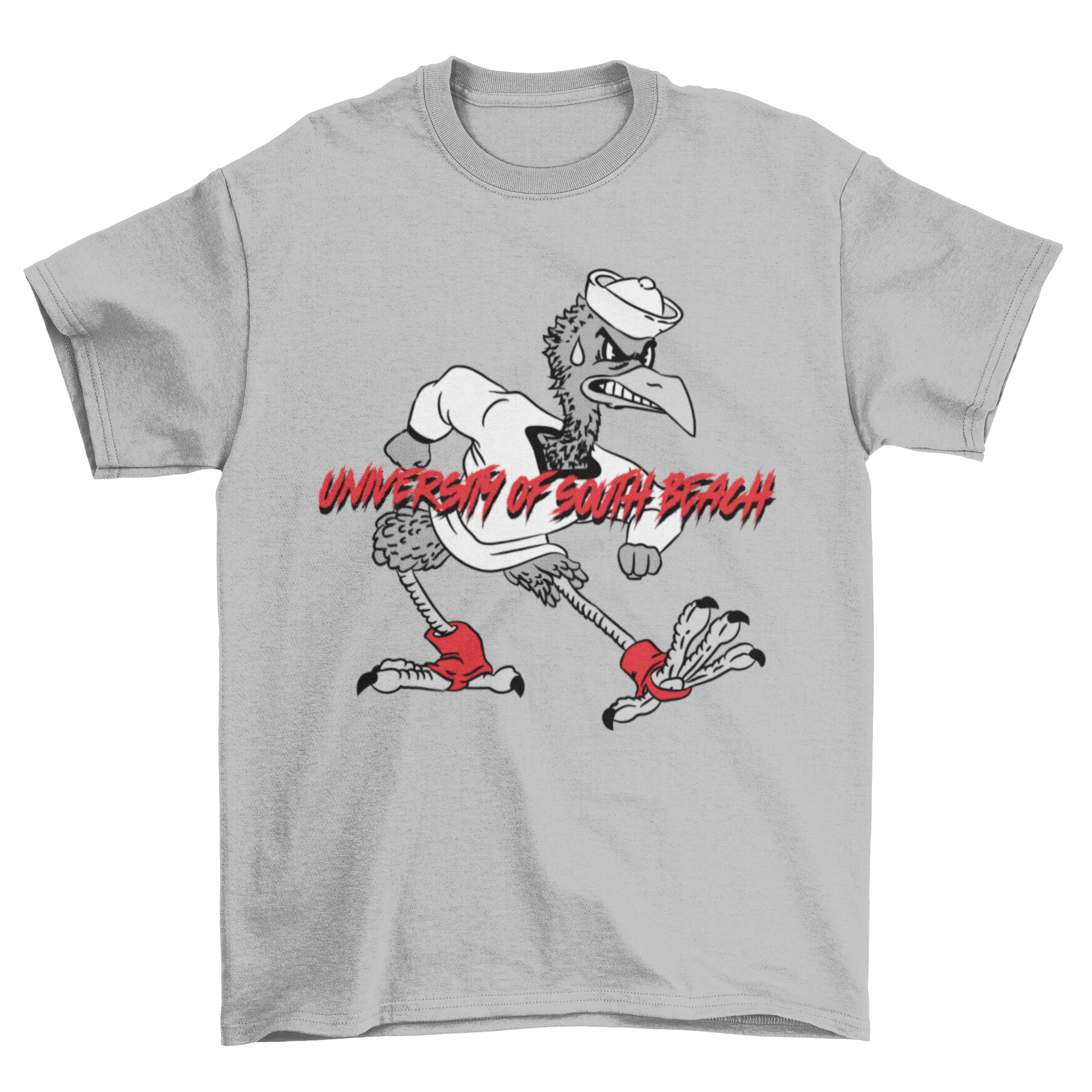 USB Fighting Flamingos Vintage Mascot T-Shirt