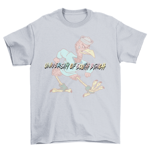 USB Fighting Flamingos Vintage Mascot T-Shirt