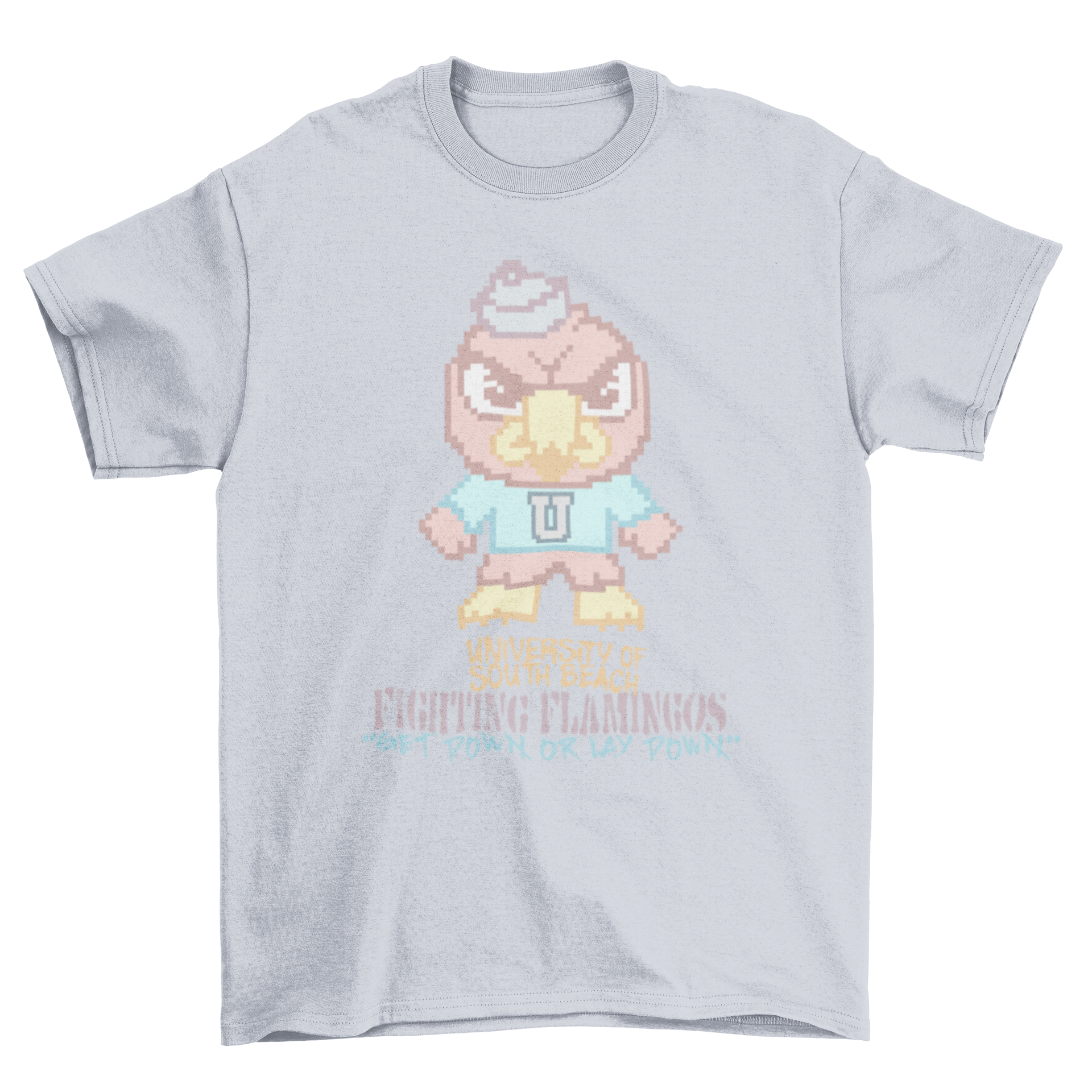 USB Fighting Flamingos T-Shirt