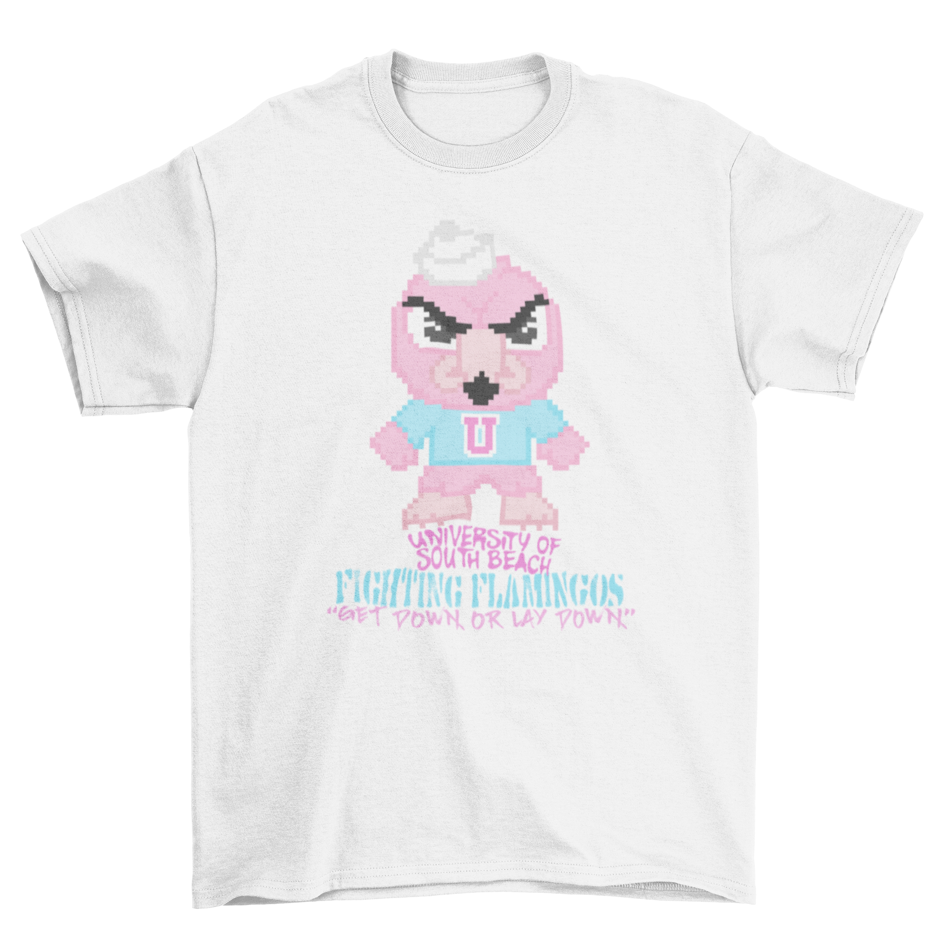 USB Fighting Flamingos T-Shirt