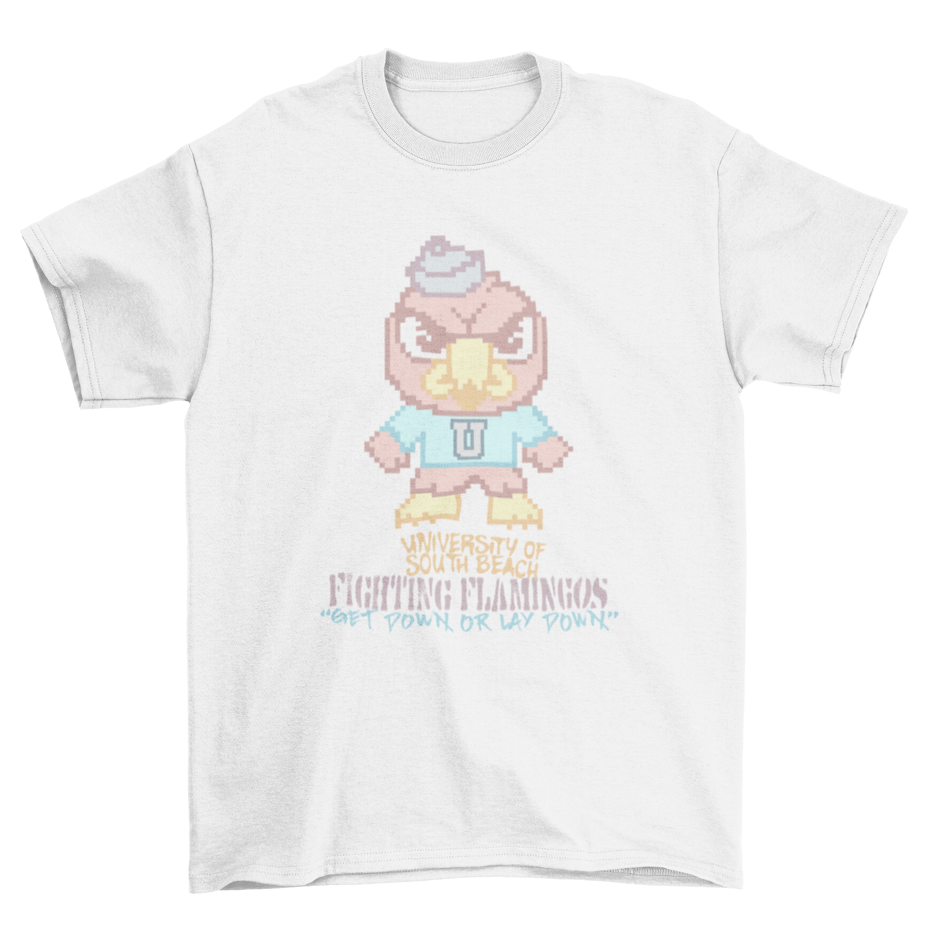 USB Fighting Flamingos T-Shirt