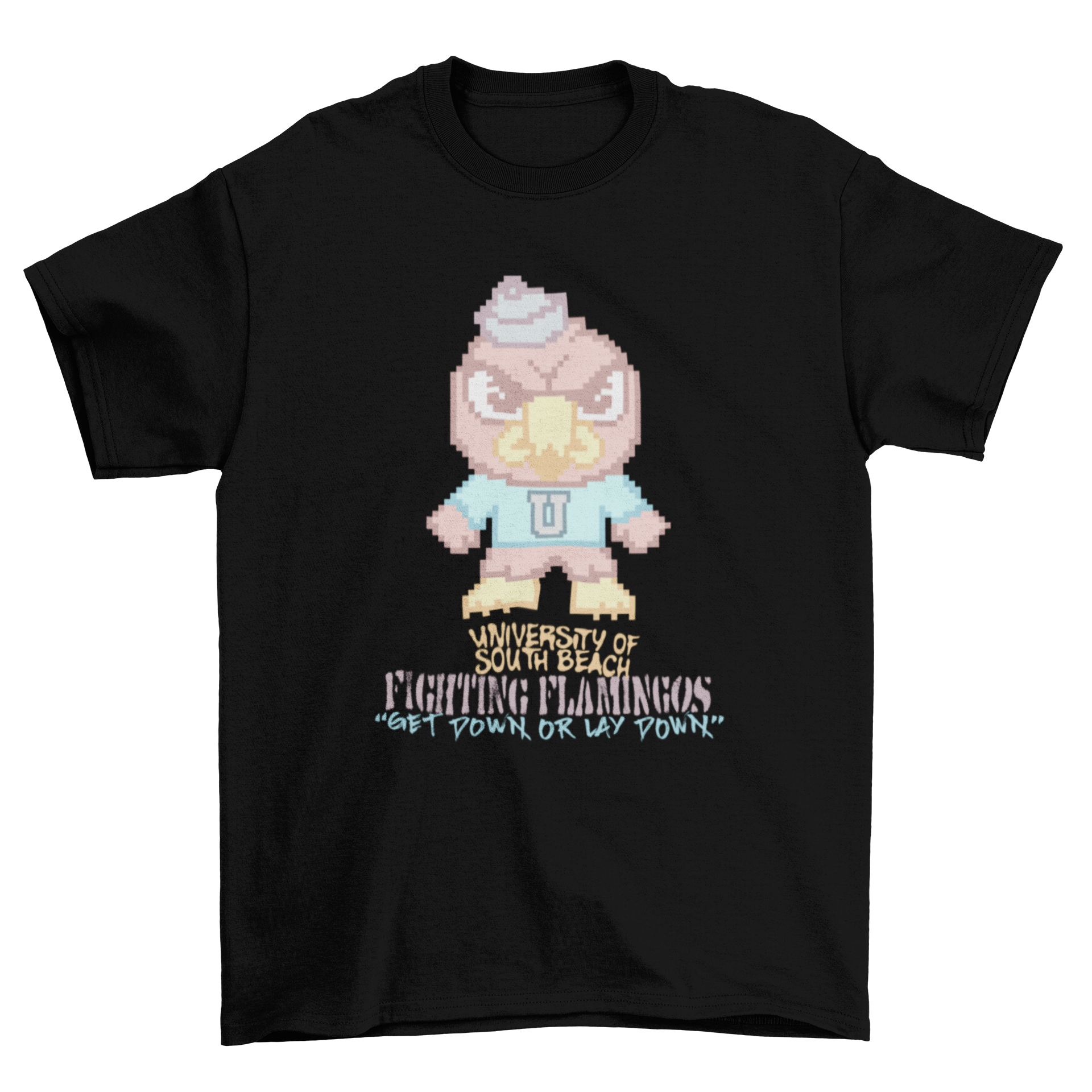 USB Fighting Flamingos T-Shirt