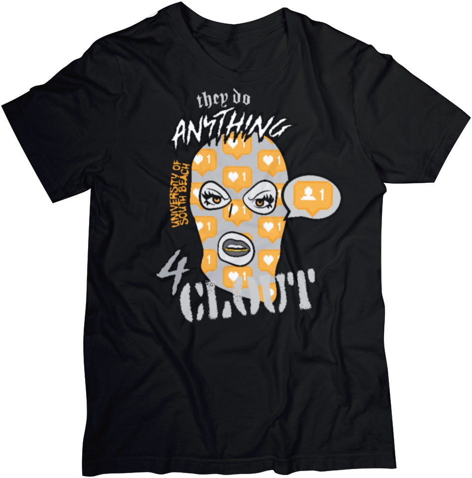They Do Anything 4 Clout Ski Mask T-Shirt